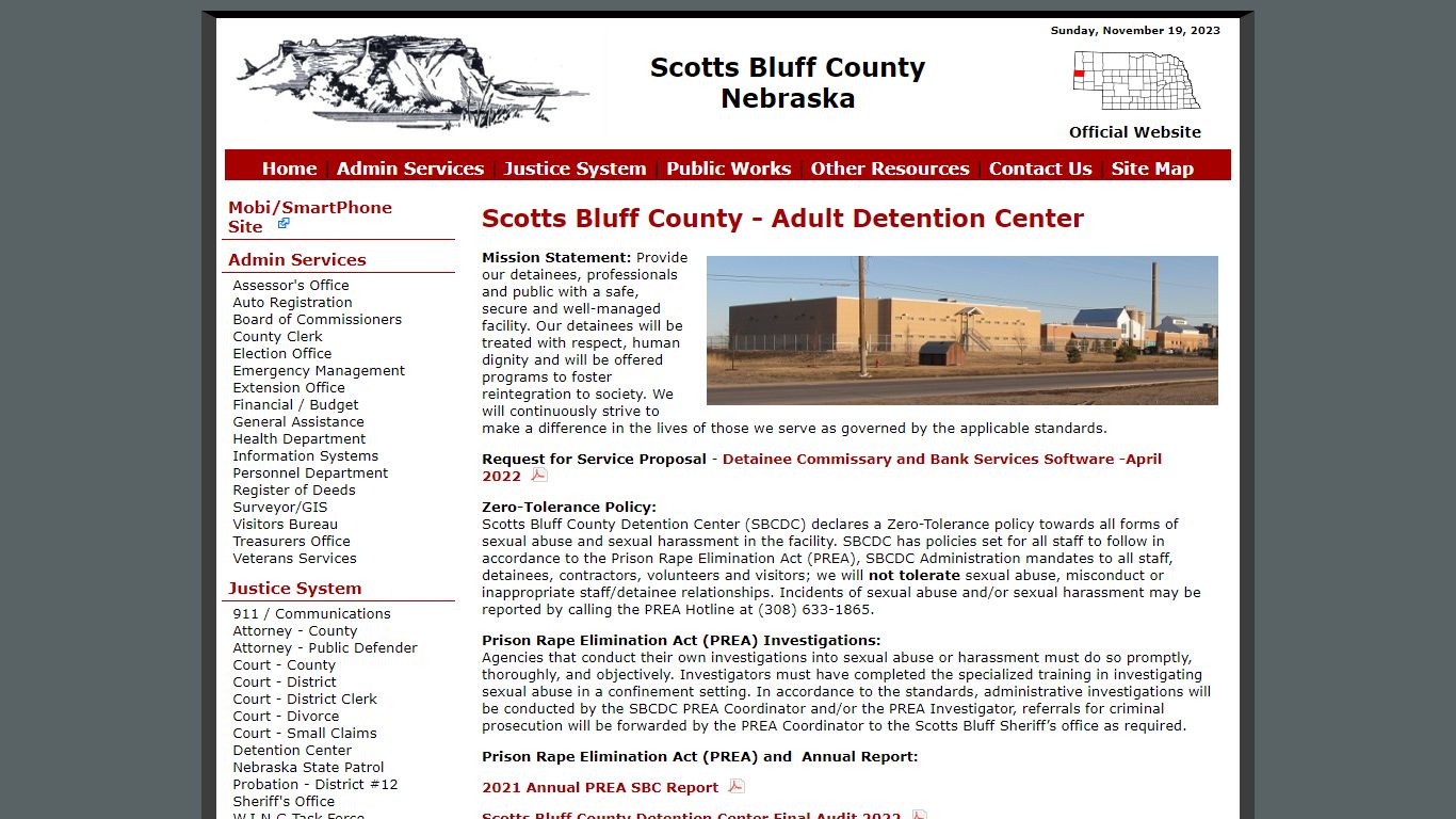 Adult Detention Center - Scotts Bluff County Nebraska