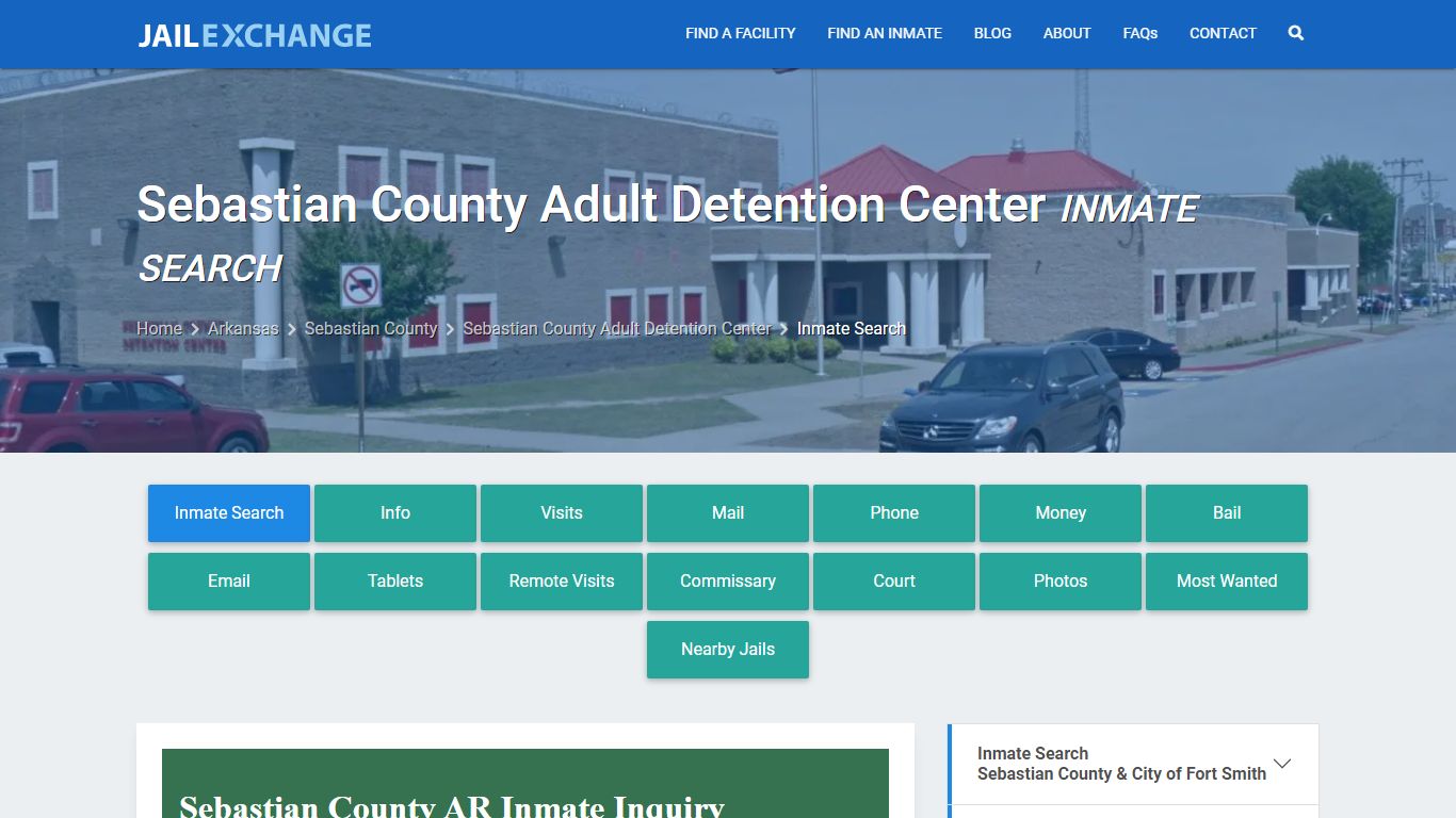 Sebastian County Adult Detention Center Inmate Search - Jail Exchange