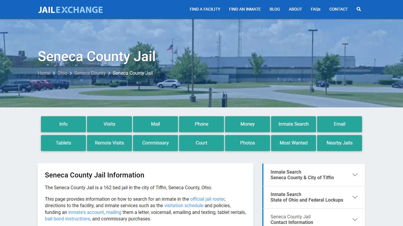 Seneca County Jail, OH Inmate Search, Information