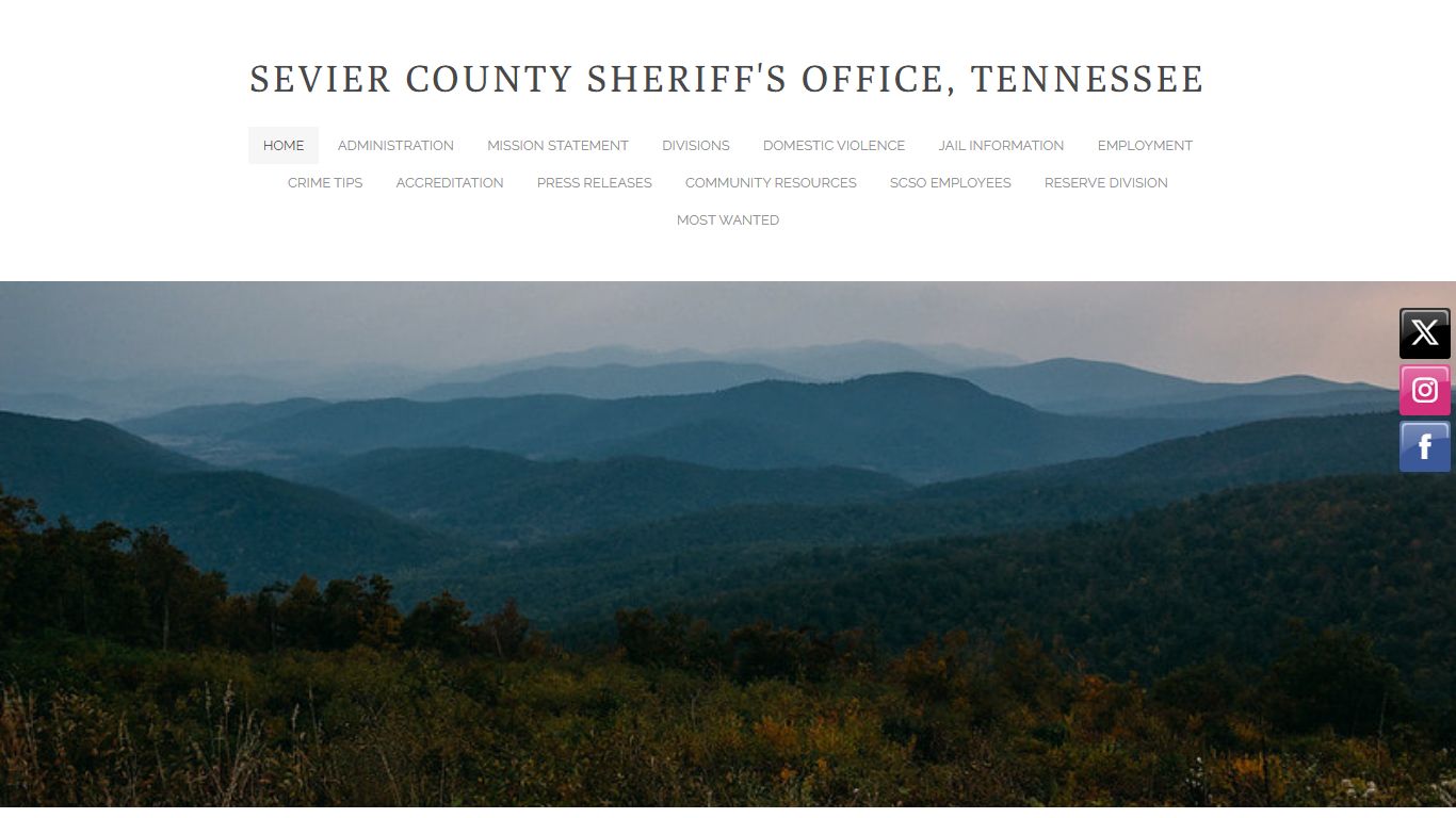 Sevier County Sheriff's Office, Tennessee