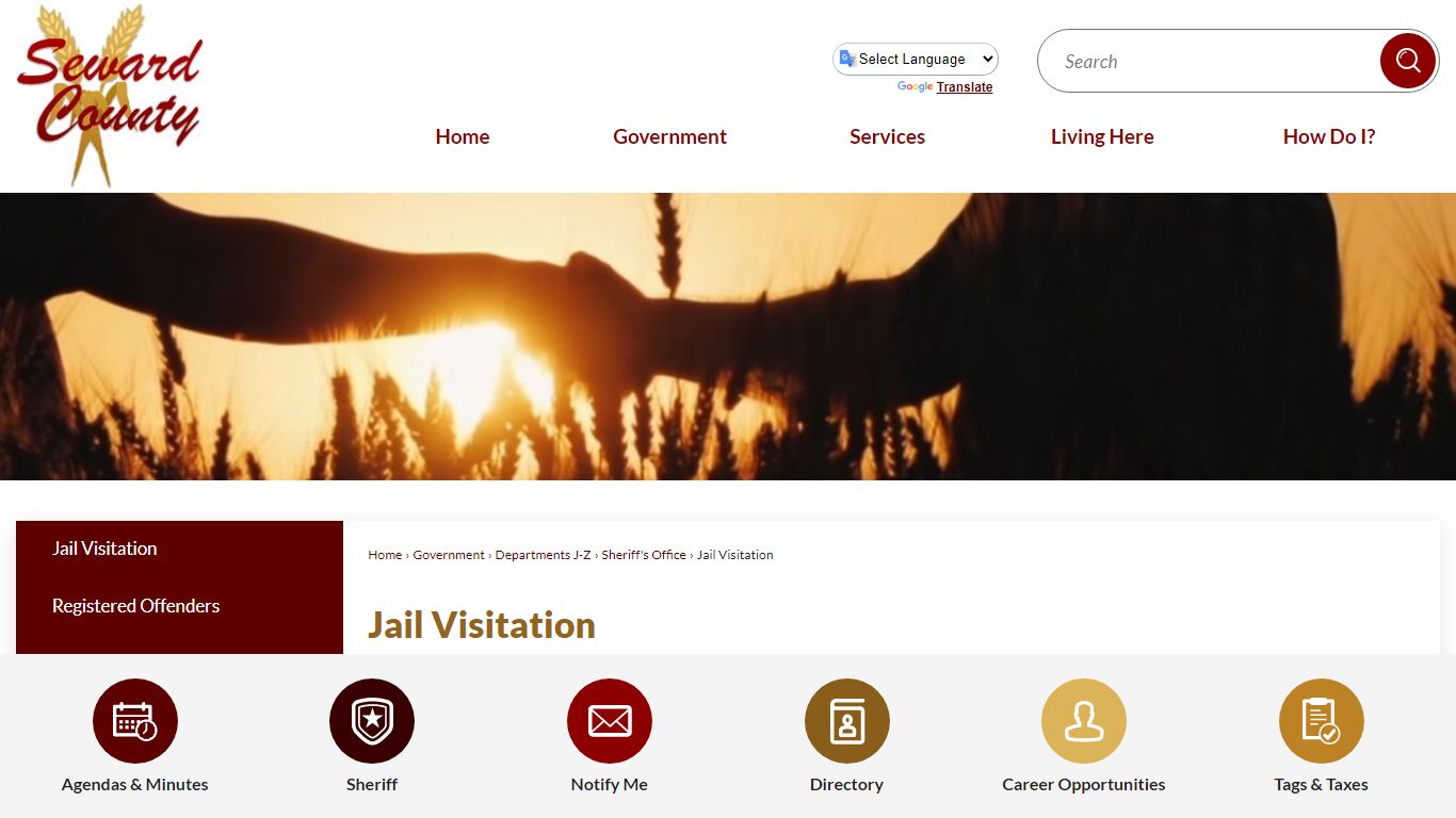 Jail Visitation | Seward County, KS - Official Website