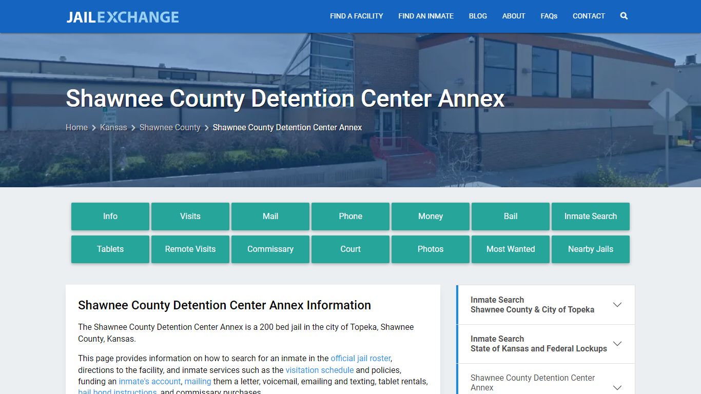 Shawnee County Detention Center Annex - Jail Exchange