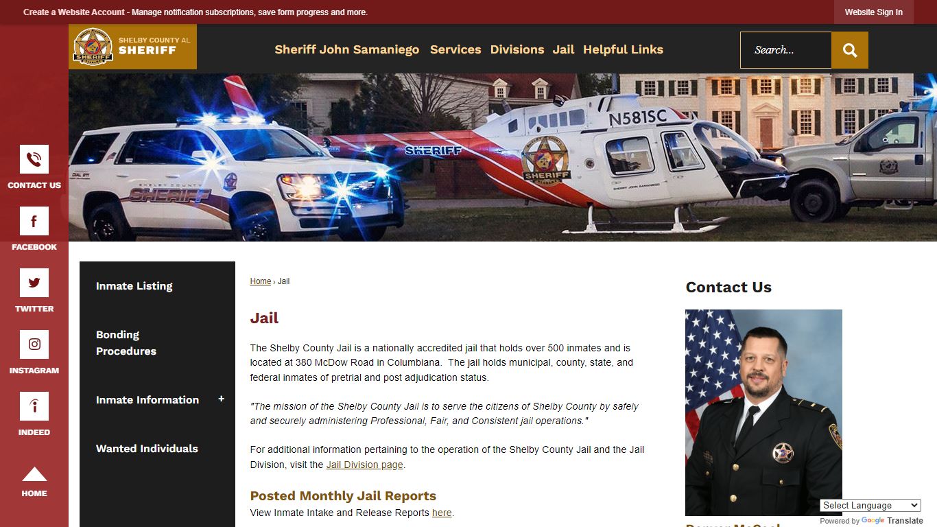 Jail | Shelby County Sheriff, AL