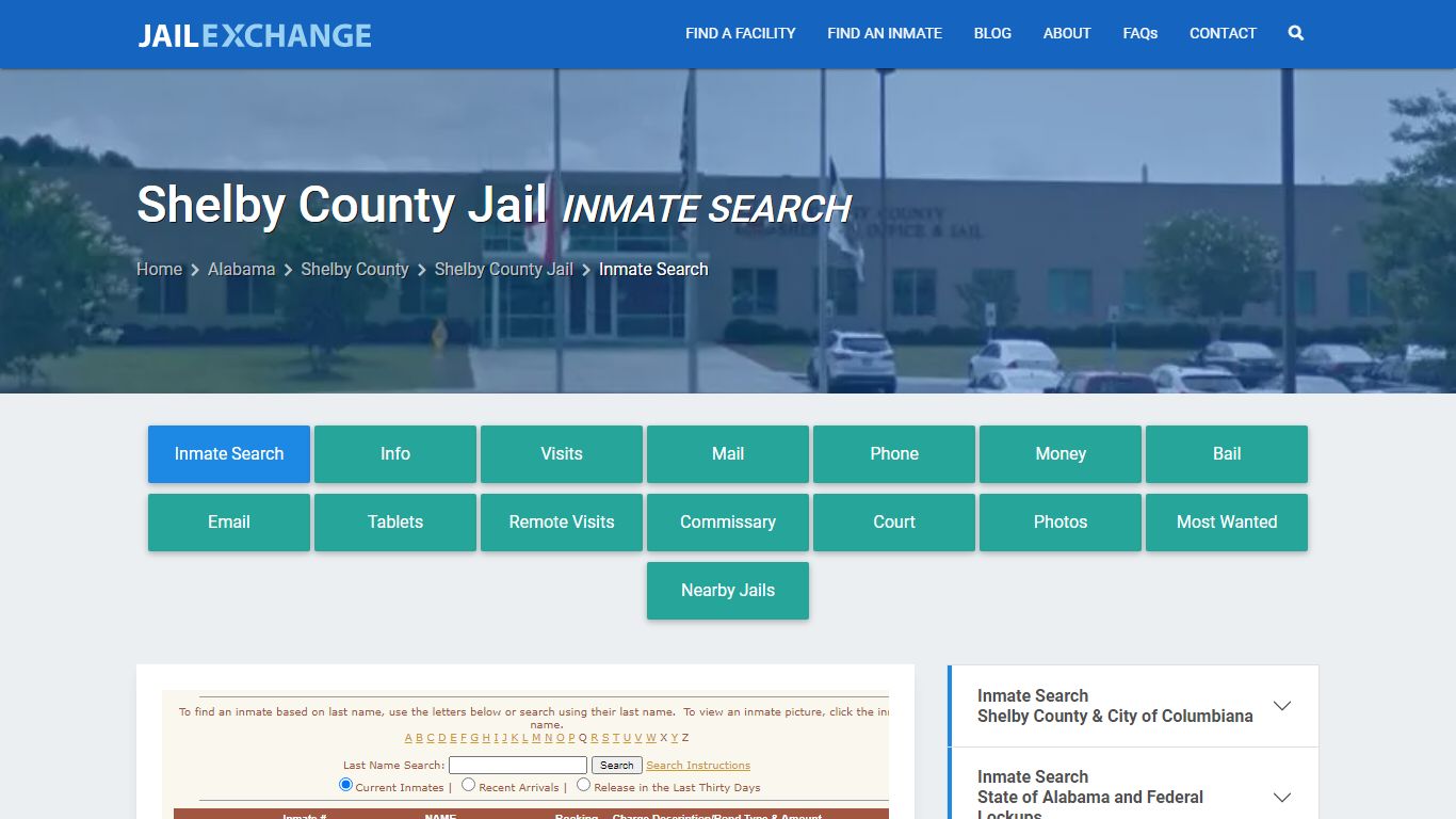 Inmate Search: Roster & Mugshots - Shelby County Jail, AL