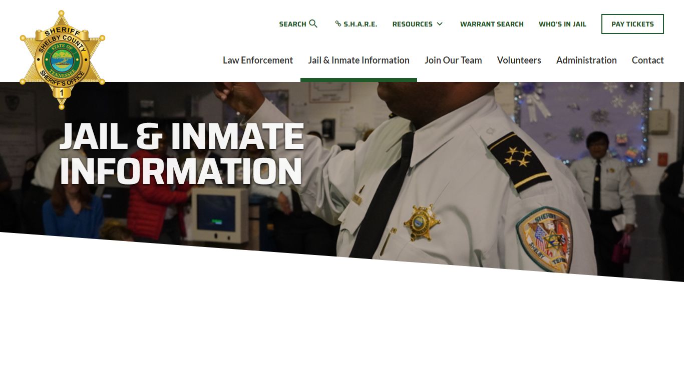 Jail & Inmate Information | Shelby County Sheriff's Office