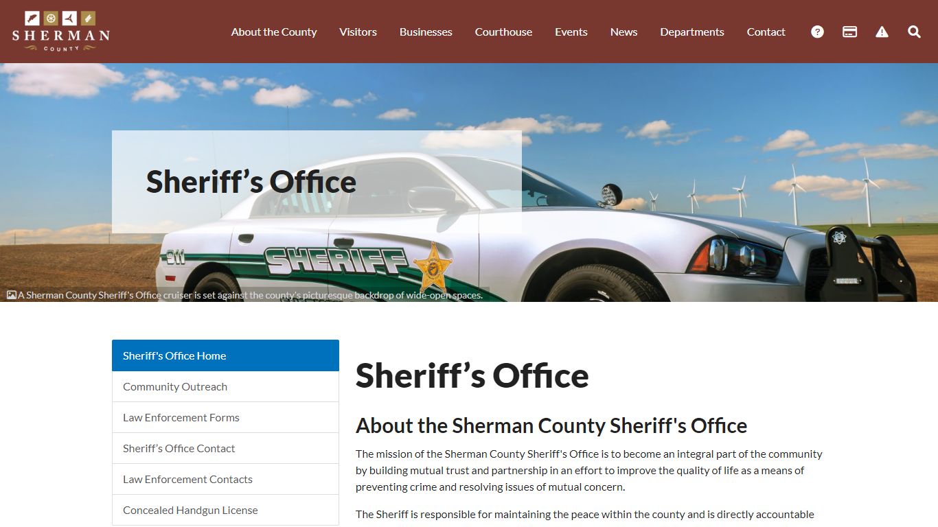 Sheriff's Office - Sherman County