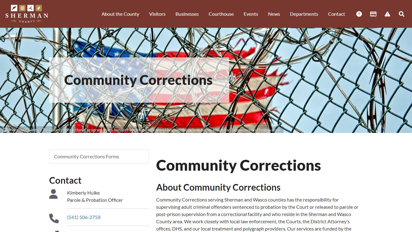 Community Corrections - Sherman County