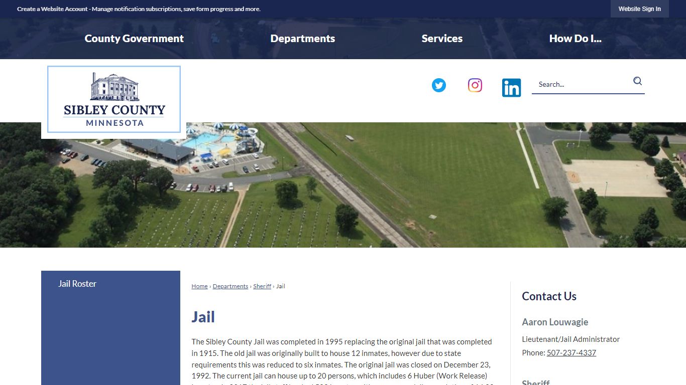 Jail | Sibley County, MN