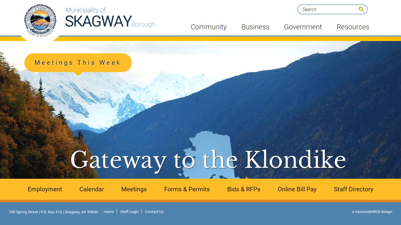 Home Page | Municipality of Skagway Borough Alaska