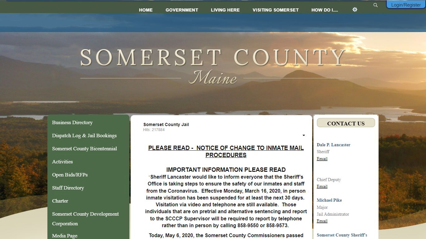 Somerset County Jail | Somerset County Maine Official Website