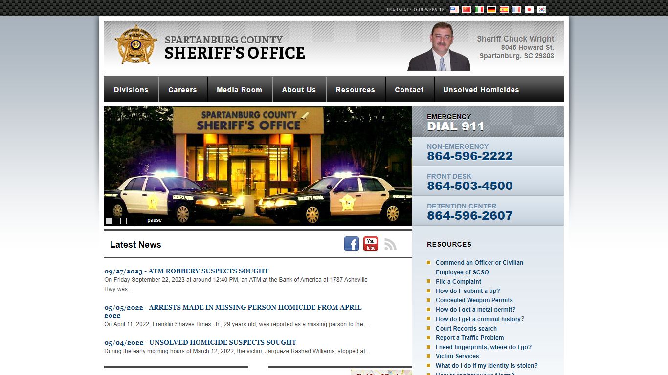 Spartanburg County Sheriff's Office | Spartanburg County SC