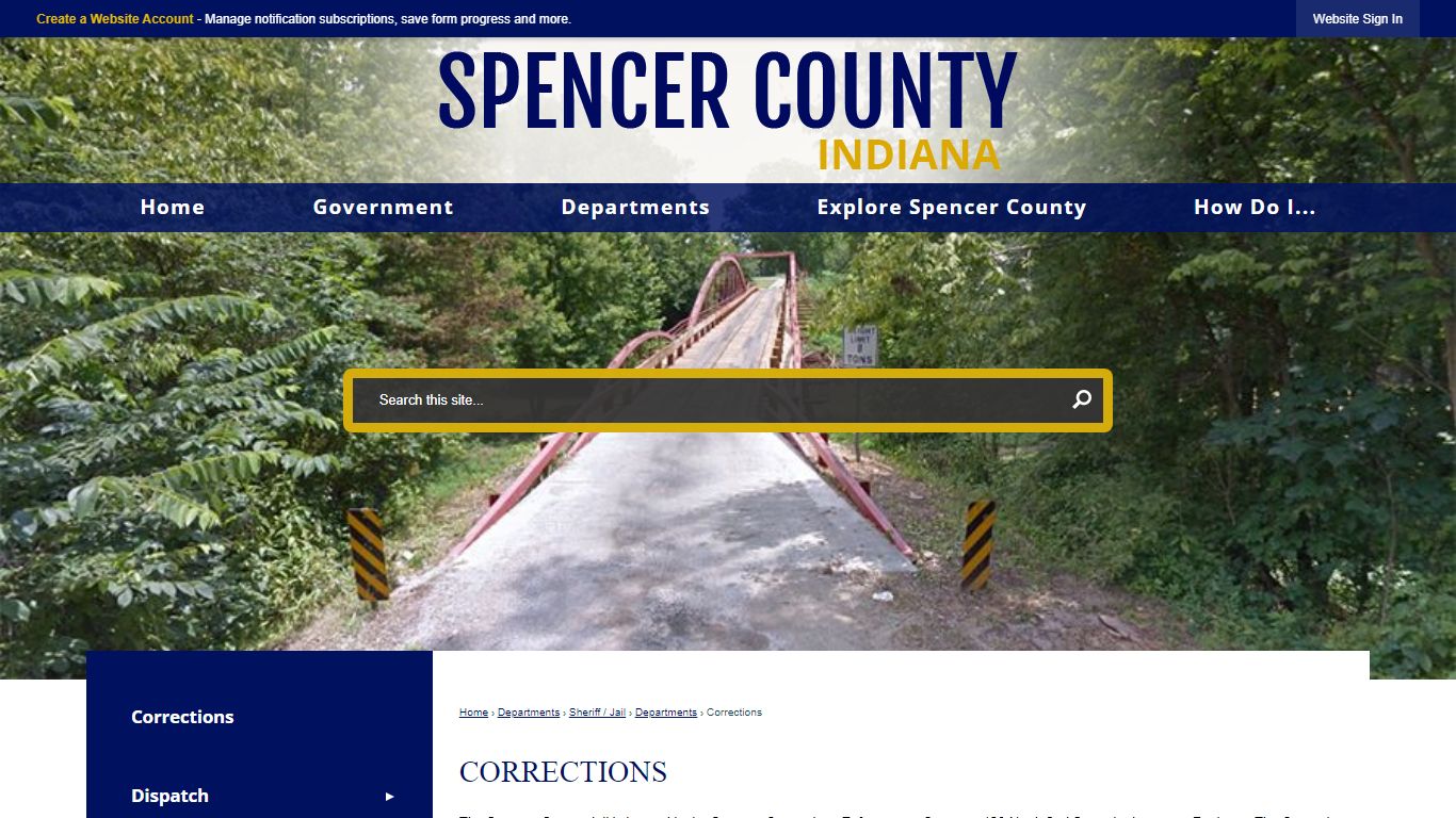 Corrections | Spencer County, IN