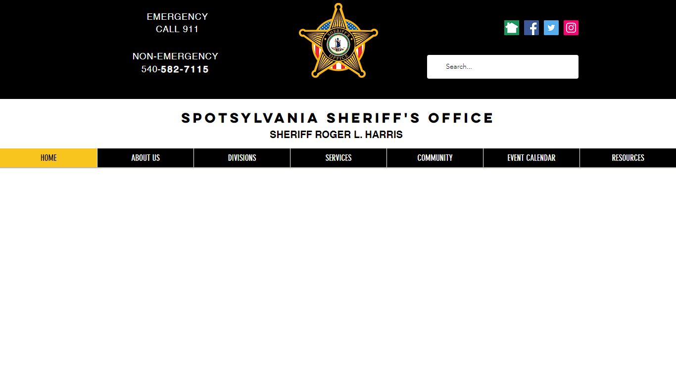 Home | Spotsylvania Sheriff's Office - Spotsylvania County Sheriff's Office