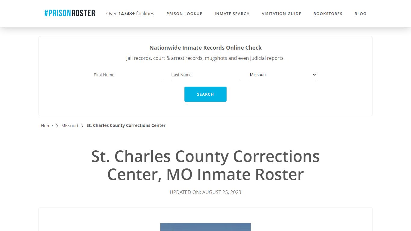 St. Charles County Corrections Center, MO Inmate Roster - Prisonroster