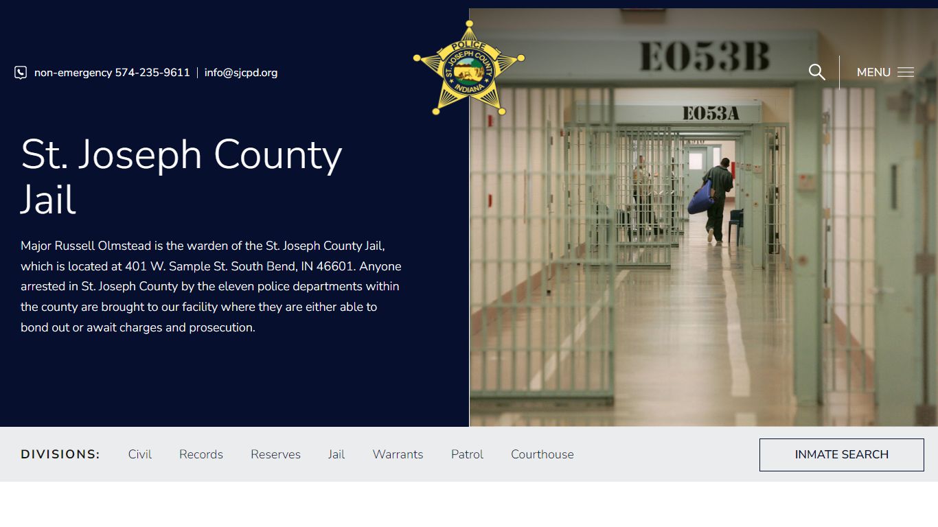 Jail - St. Joseph County Police Department