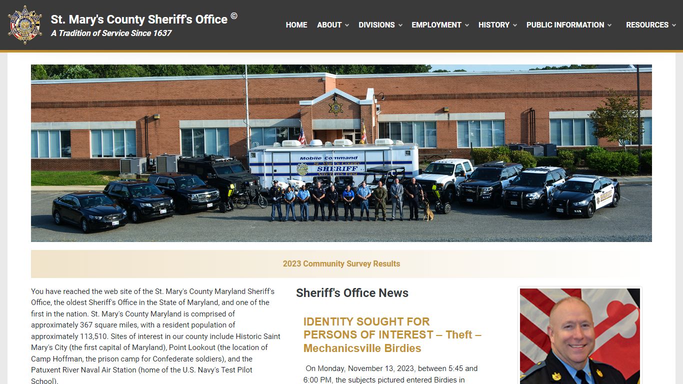 St. Mary's County Sheriff's Office - St. Mary's County Sheriff's Office