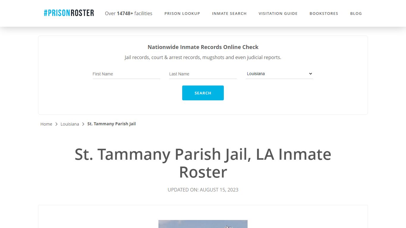 St. Tammany Parish Jail, LA Inmate Roster - Prisonroster