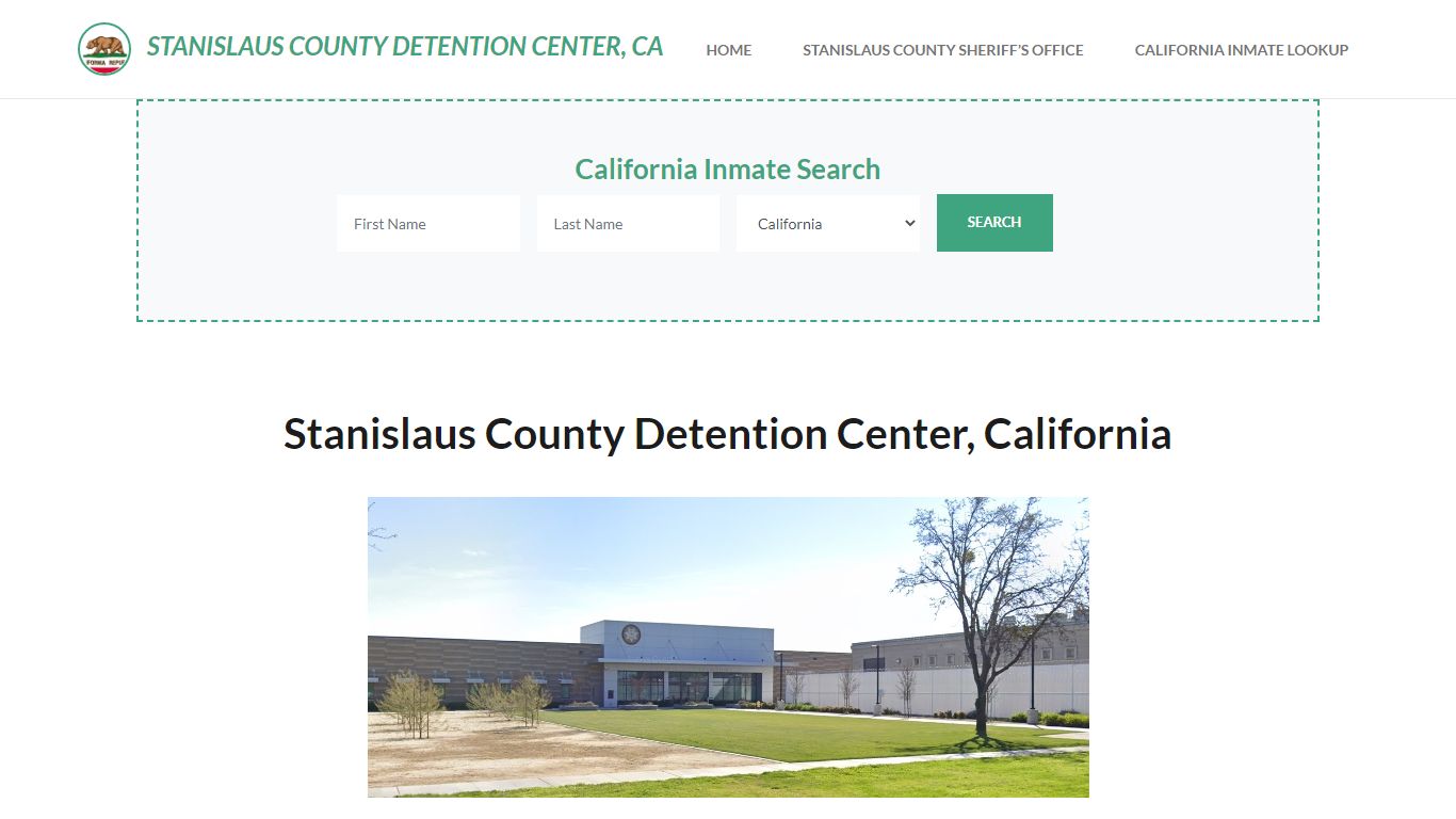 Stanislaus County Detention Center, CA Inmate Roster, Offender Search
