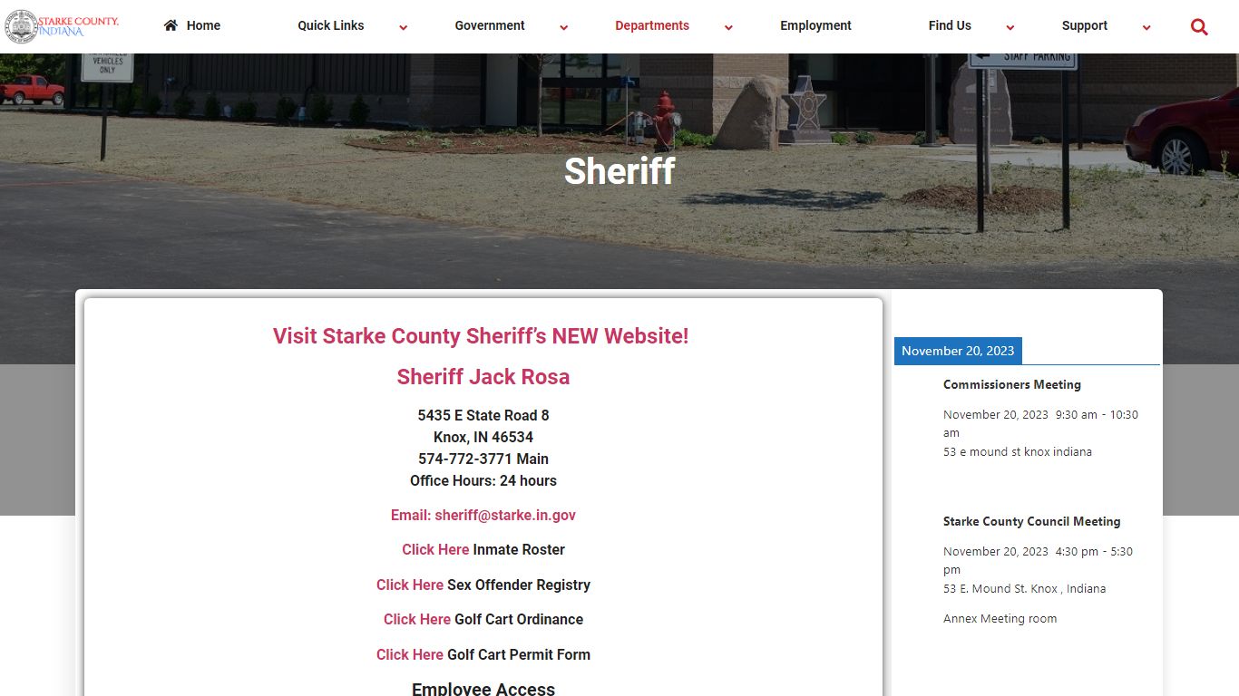 Sheriff – Starke County Indiana