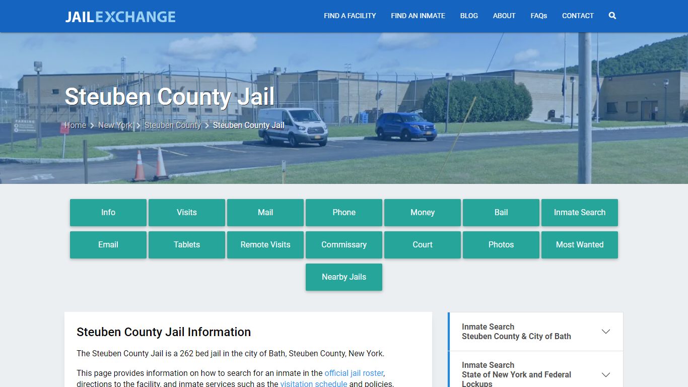 Steuben County Jail, NY Inmate Search, Information