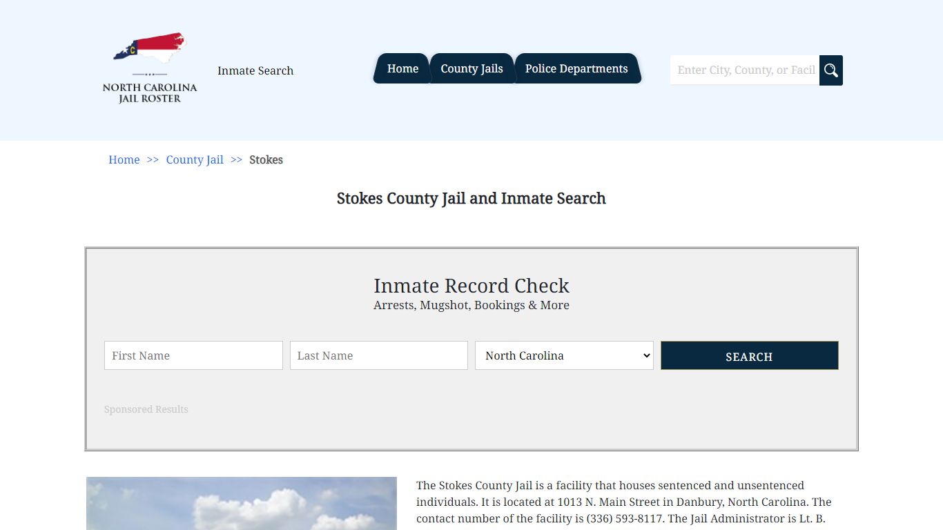 Stokes County Jail and Inmate Search | North Carolina Jail Roster