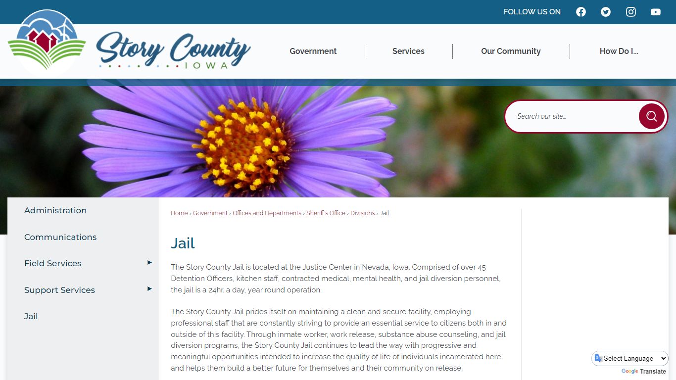 Jail | Story County, IA - Official Website