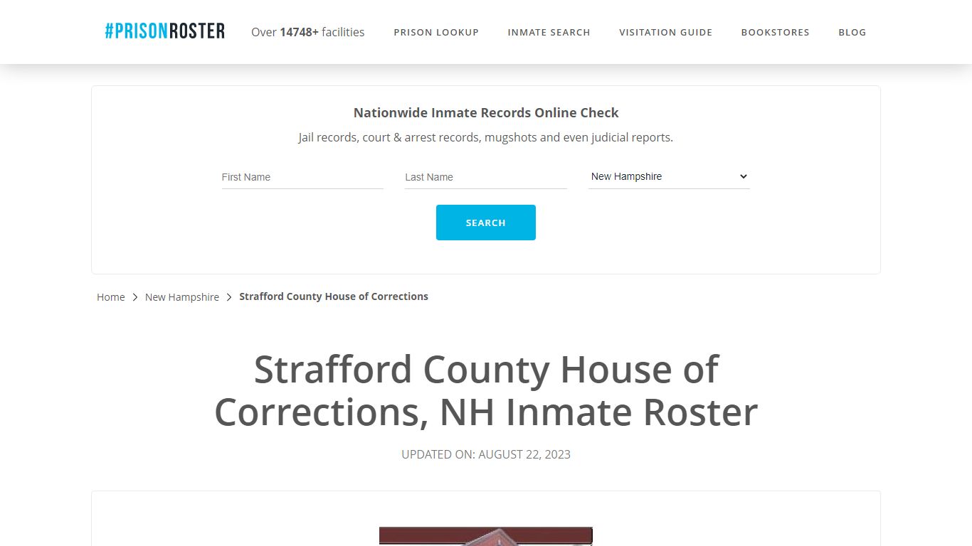 Strafford County House of Corrections, NH Inmate Roster - Prisonroster