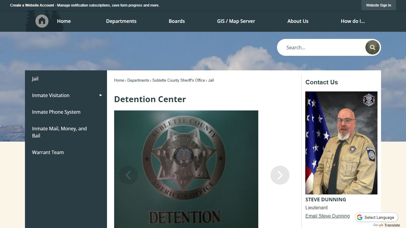 Detention Center | Sublette County - Official Website