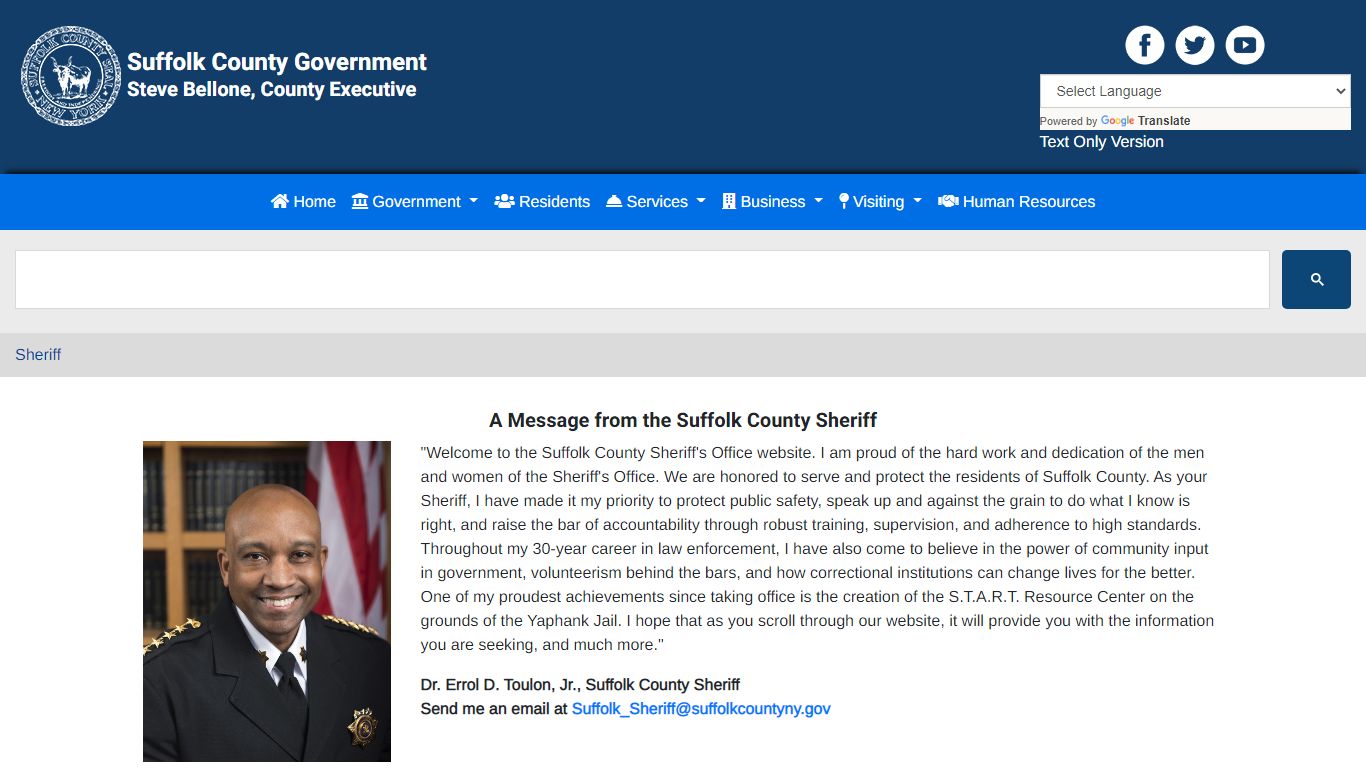 Suffolk County Government > Sheriff