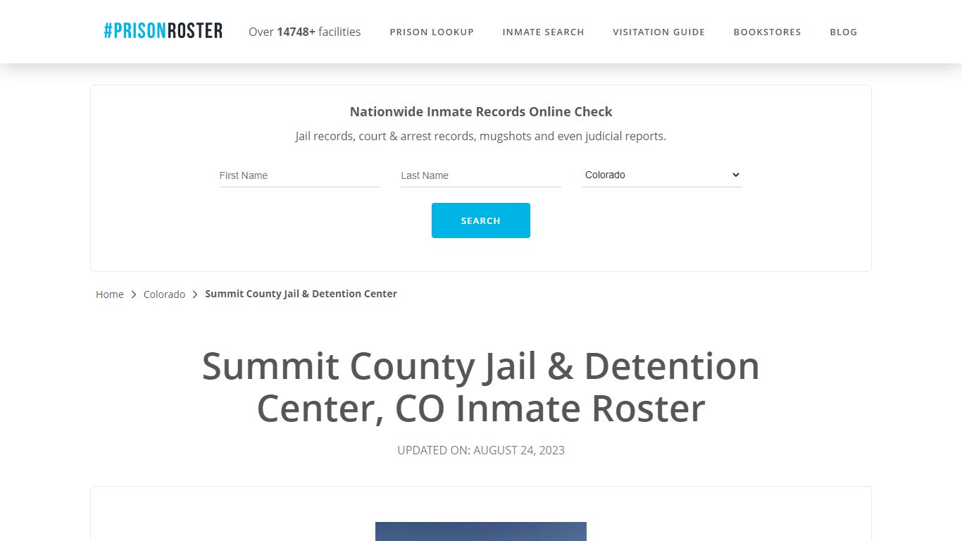 Summit County Jail & Detention Center, CO Inmate Roster - Prisonroster