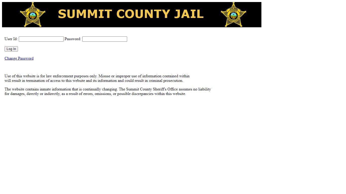 Inmate Inquiry - Search - Summit County, Ohio