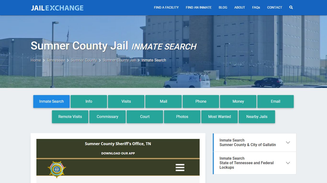 Inmate Search: Roster & Mugshots - Sumner County Jail, TN