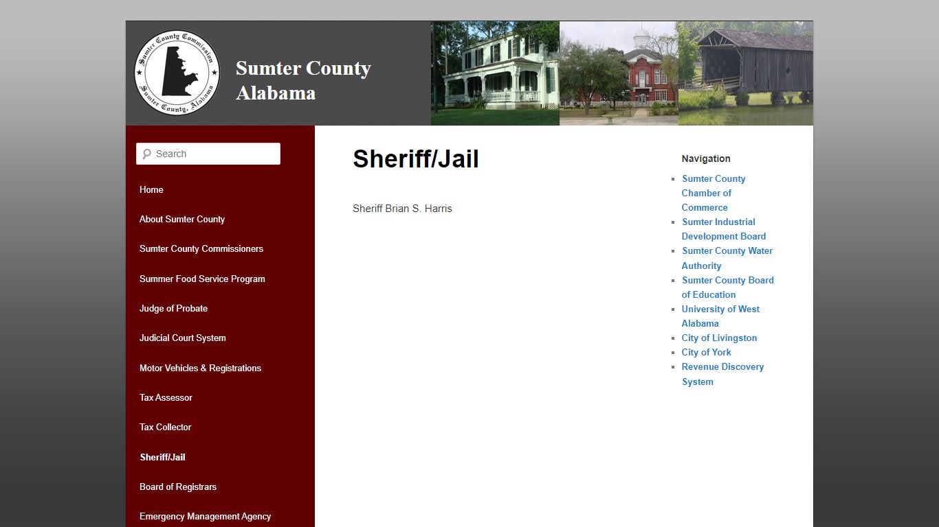 Sheriff/Jail | Sumter County Alabama