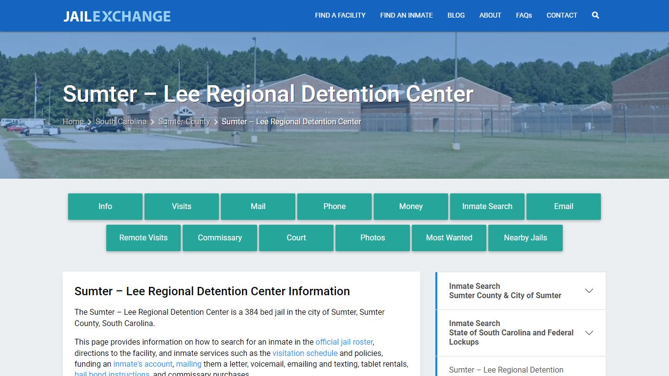 Sumter – Lee Regional Detention Center - Jail Exchange