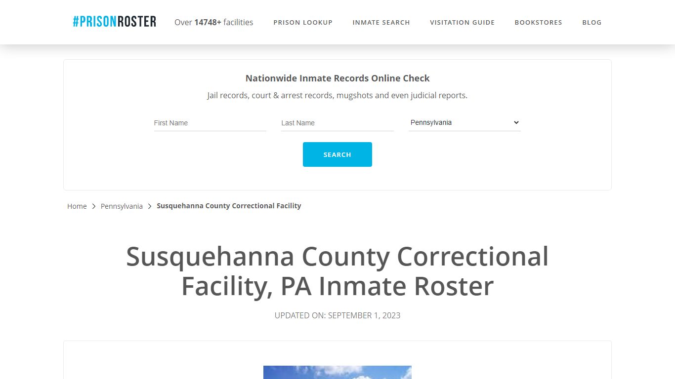 Susquehanna County Correctional Facility, PA Inmate Roster - Prisonroster