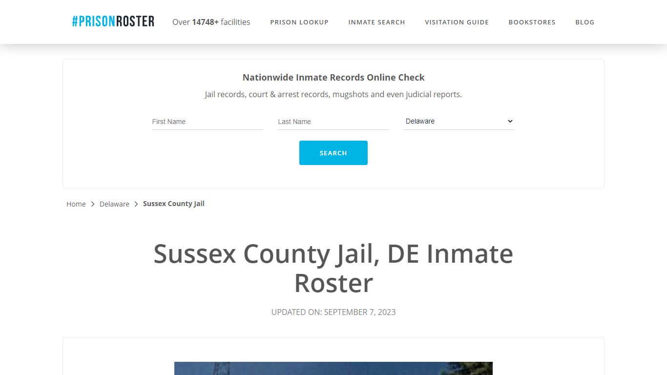 Sussex County Jail, DE Inmate Roster - Prisonroster