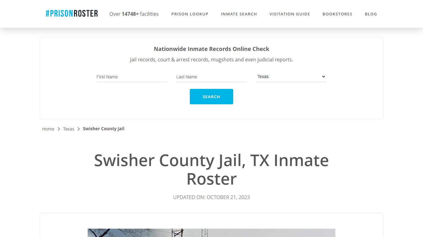 Swisher County Jail, TX Inmate Roster - Prisonroster