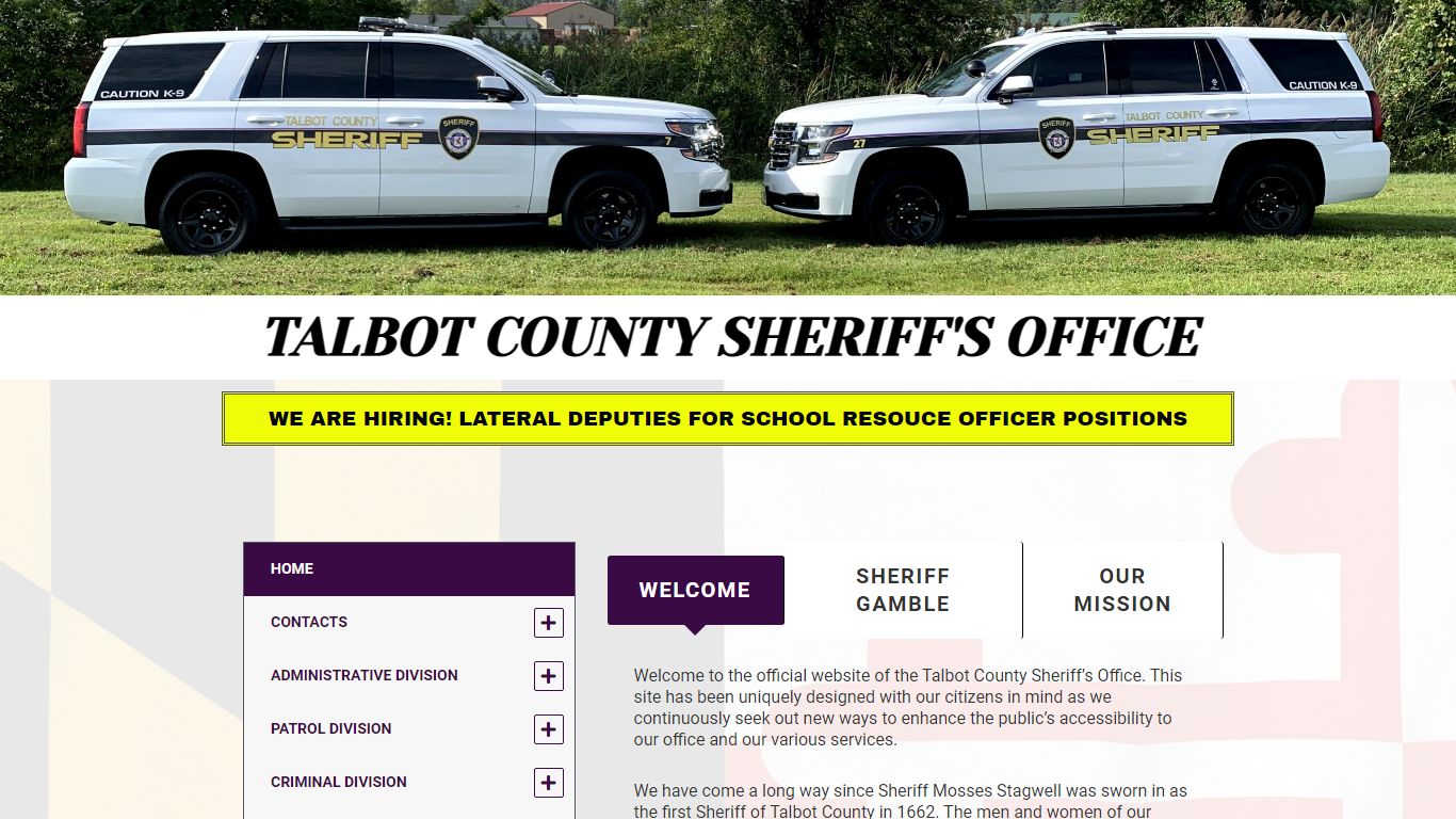 Talbot County Sheriff's Department