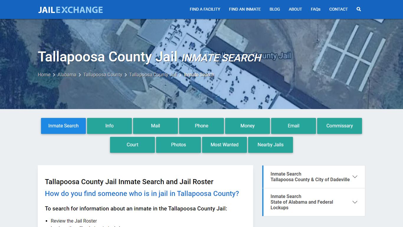 Inmate Search: Roster & Mugshots - Tallapoosa County Jail, AL