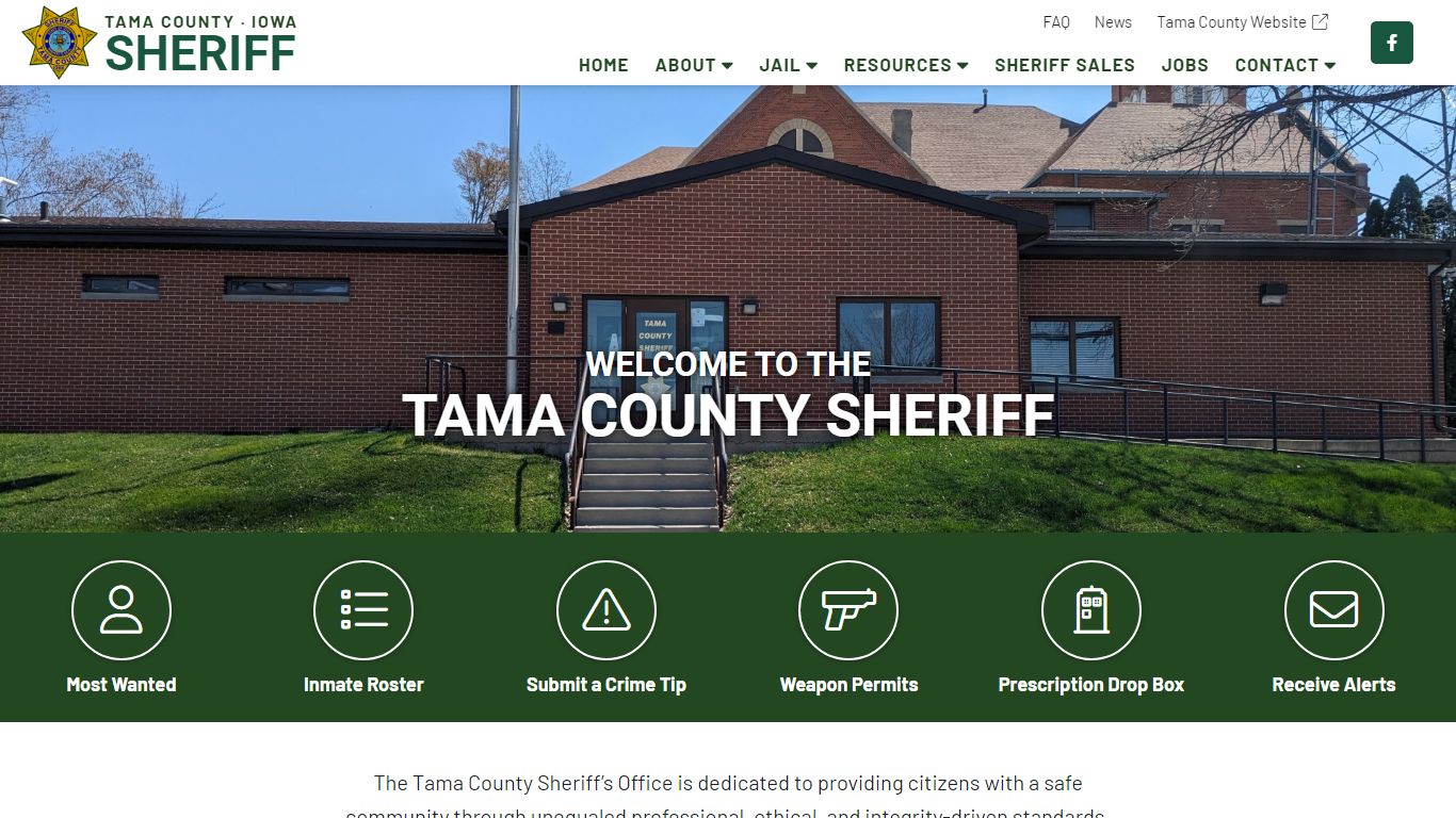 Sheriff - Tama County, Iowa