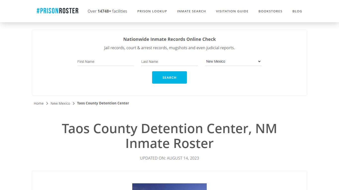 Taos County Detention Center, NM Inmate Roster - Prisonroster