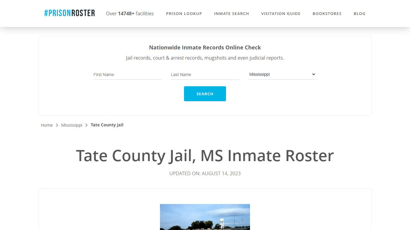 Tate County Jail, MS Inmate Roster - Prisonroster