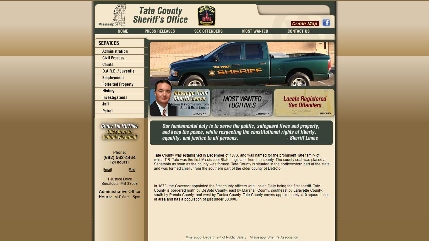 Tate County Sheriff MS