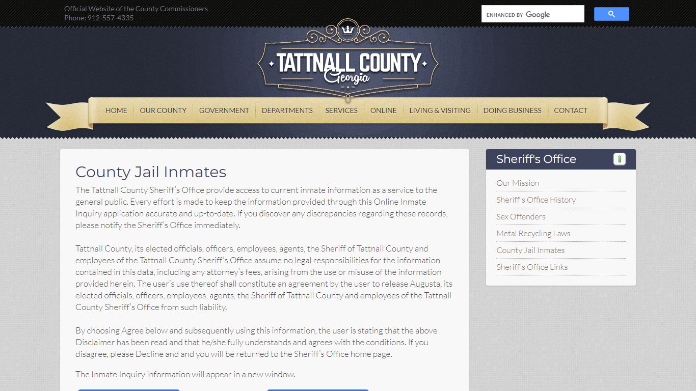 County Jail Inmates - Tattnall County, GA