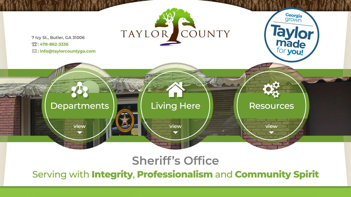 Sheriff’s Office | Taylor County, Georgia