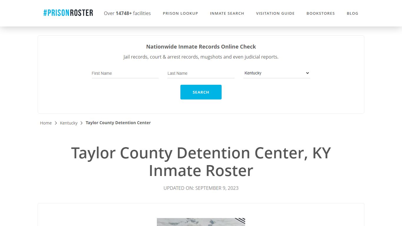 Taylor County Detention Center, KY Inmate Roster - Prisonroster
