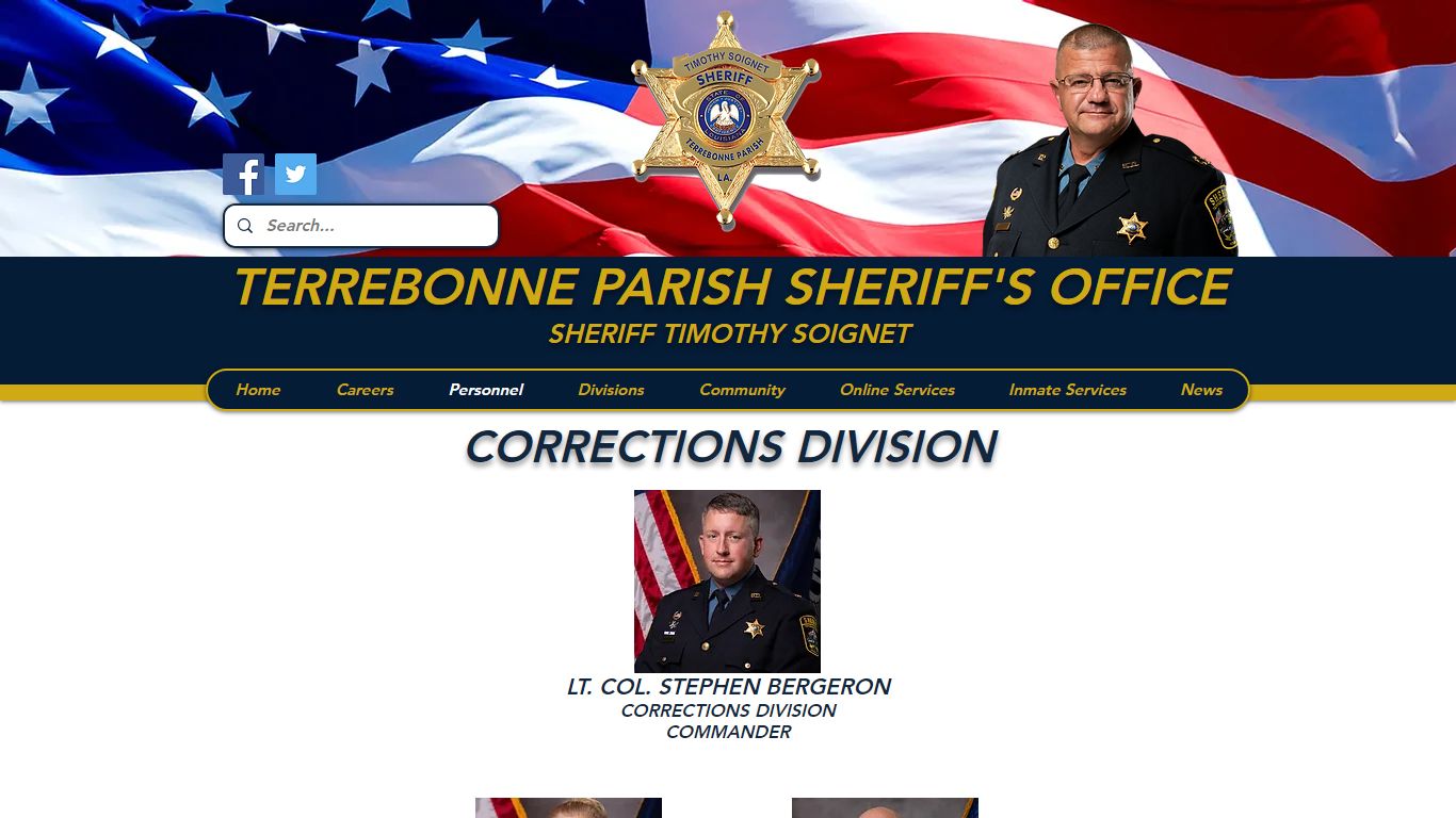 Corrections | Terrebonne Parish Sheriff's Office | Gray - TPSO