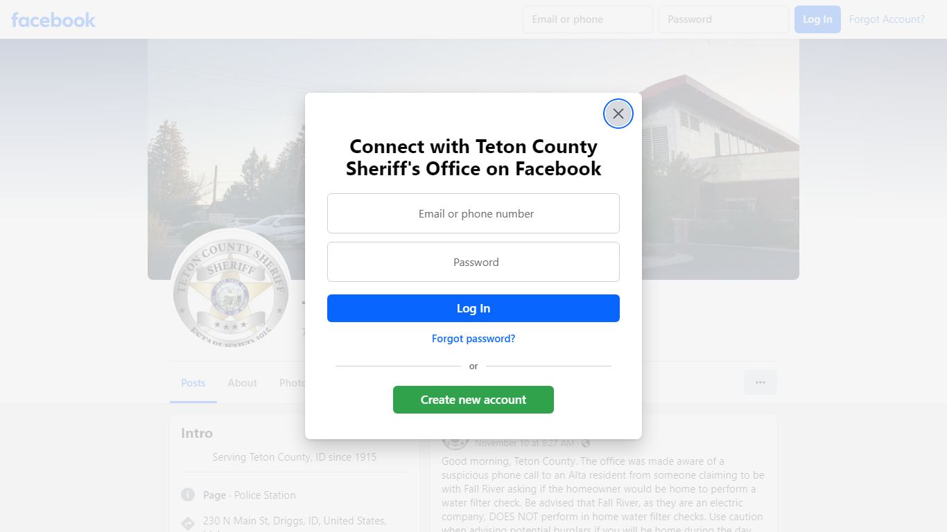 Teton County Sheriff's Office | Driggs ID - Facebook