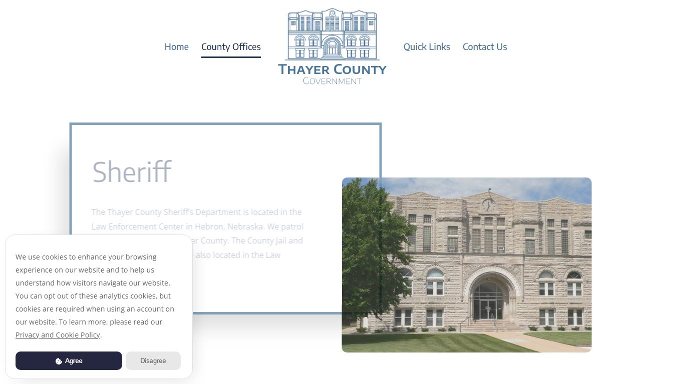 Sheriff – Thayer County Government