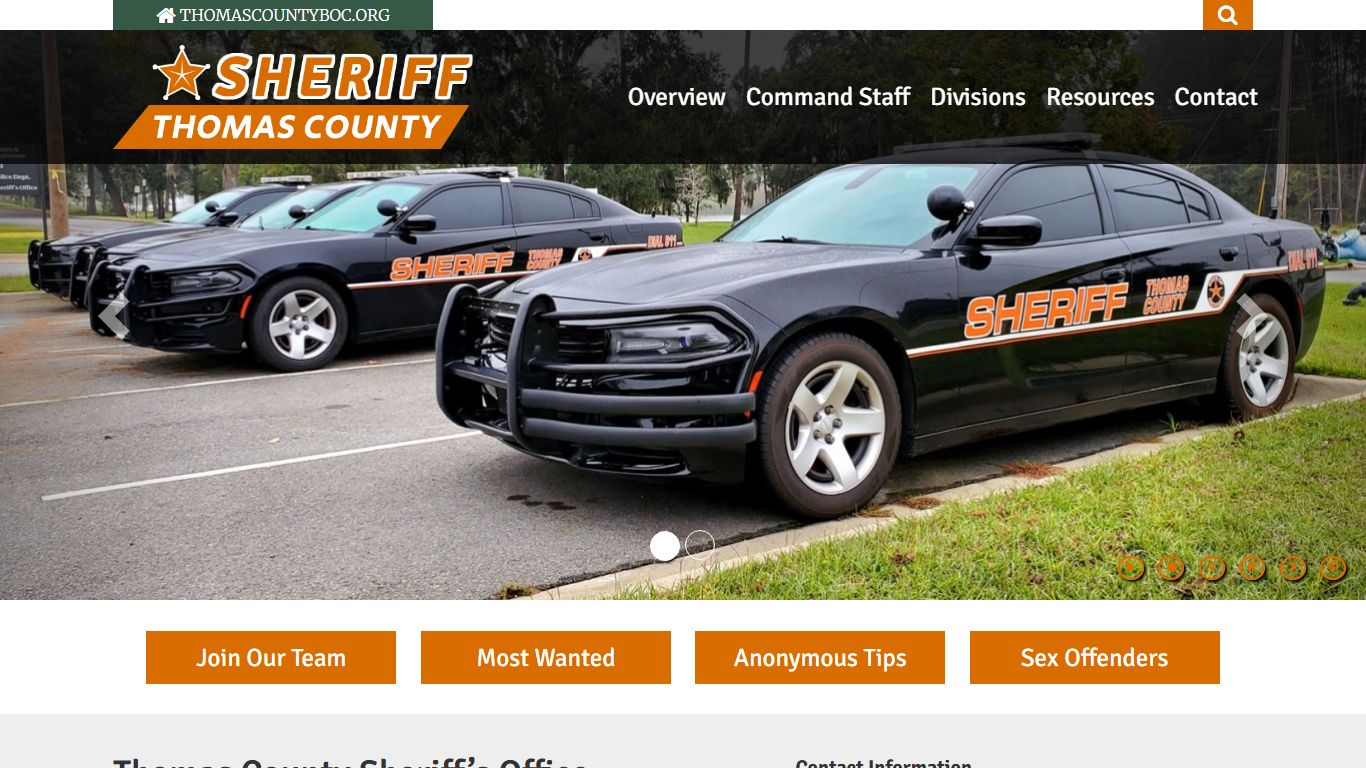 Thomas County | Sheriff's Office